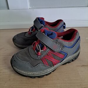 Stride Rite Boys Sneakers – Size 8M – Gray/Red/Blue